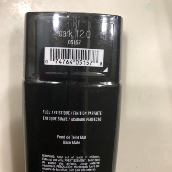 Ardell PHOTO FACE MATTE FOUNDATION soft focus flawless finish - Dark 12.0 new - Picture 7 of 8